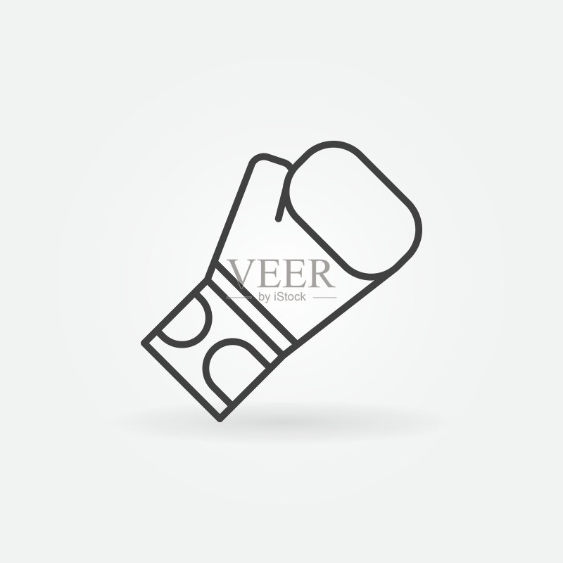 拳击图标或logo图标素材