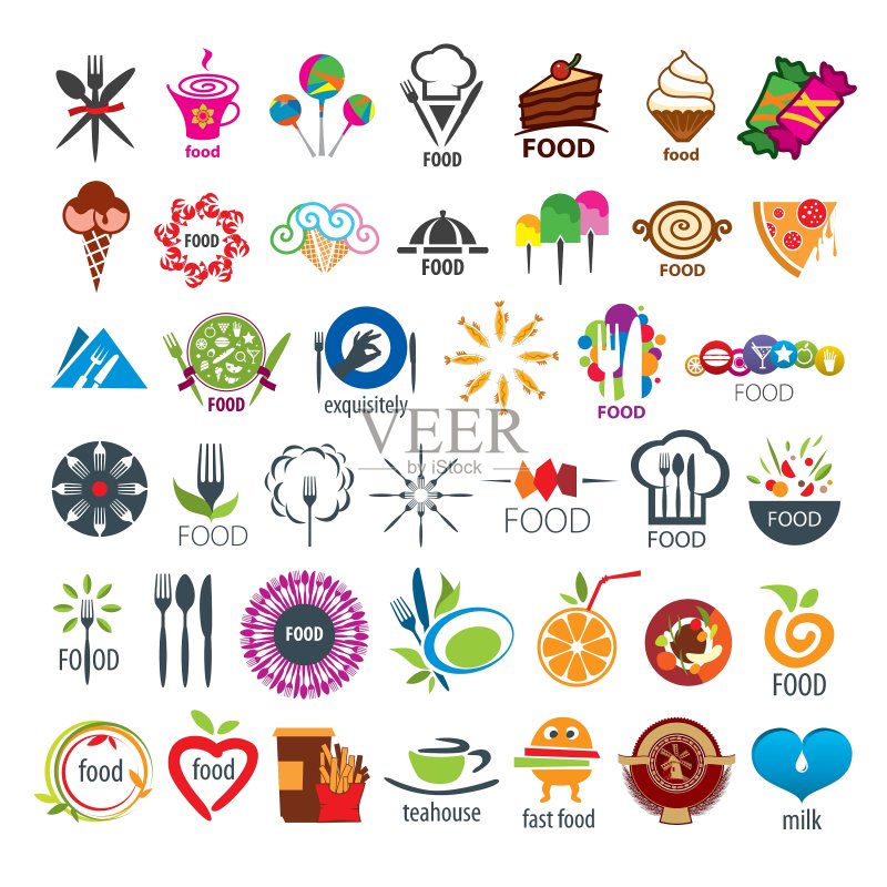 最大的食品Logo合集图标素材
