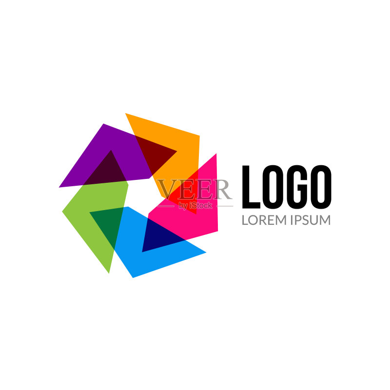 抽象logo模板布局图标素材
