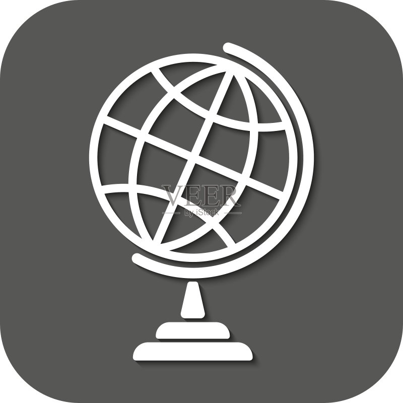 地球图标地球符号图标素材