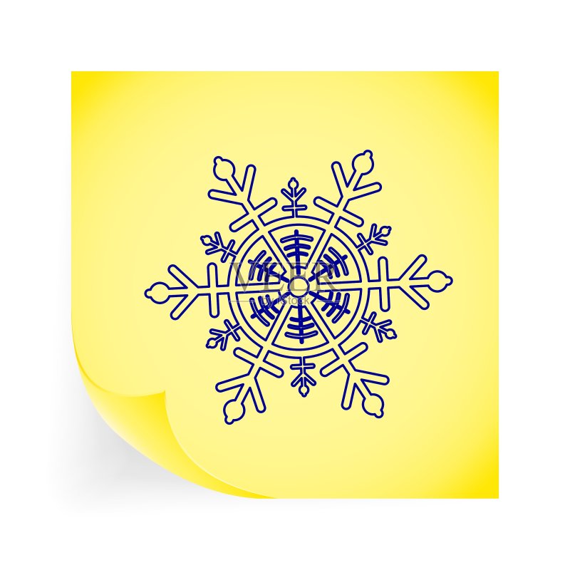 雪花图标图标素材