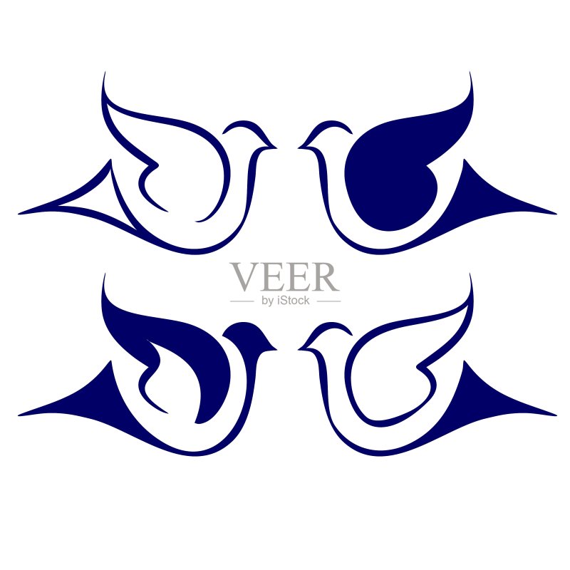 鸟类图标合集图标素材
