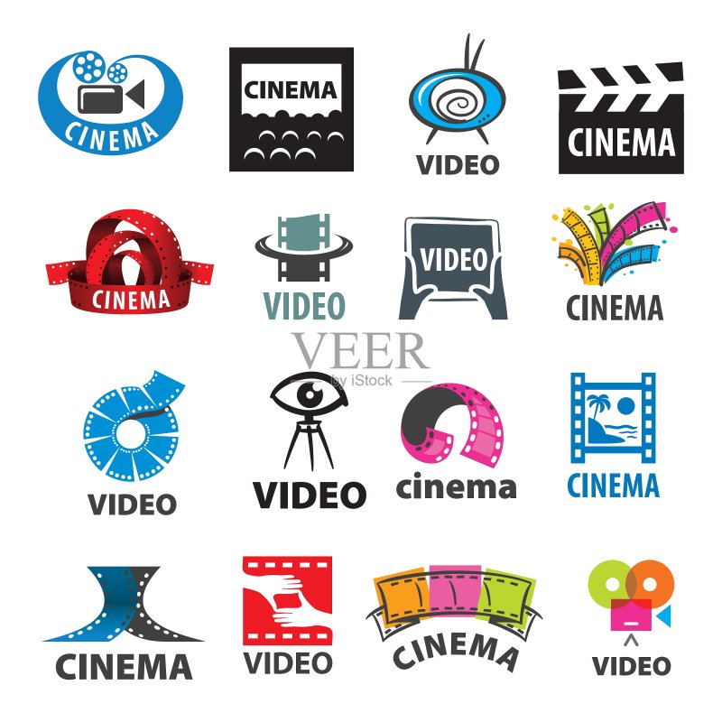 视频制作logo大型合集图标素材
