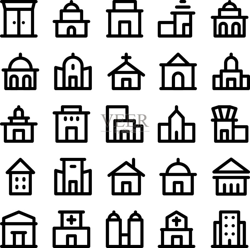 建筑与家具图标1图标素材