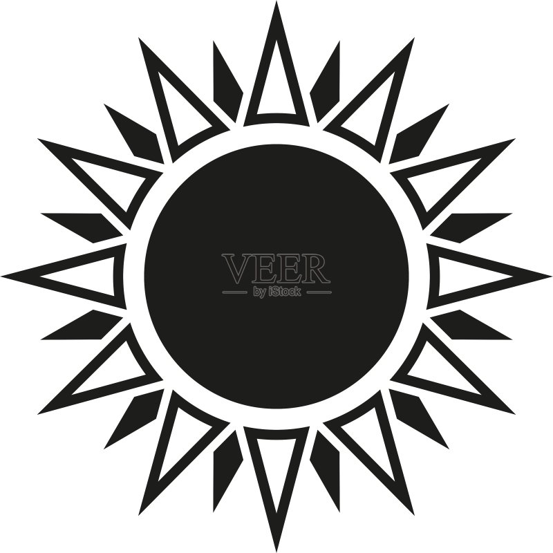 阳光日出天气图标图标素材