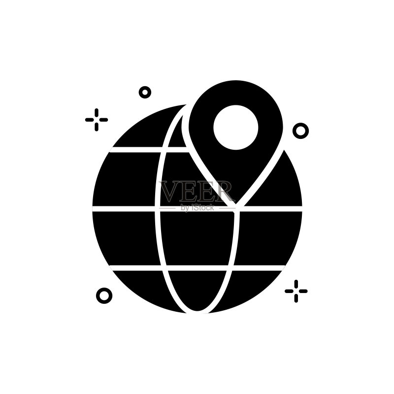 世界地图图标图标素材