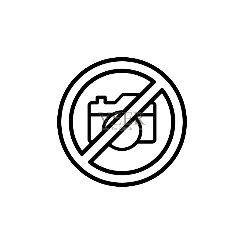 相机图标扁平矢量模板设计图标素材