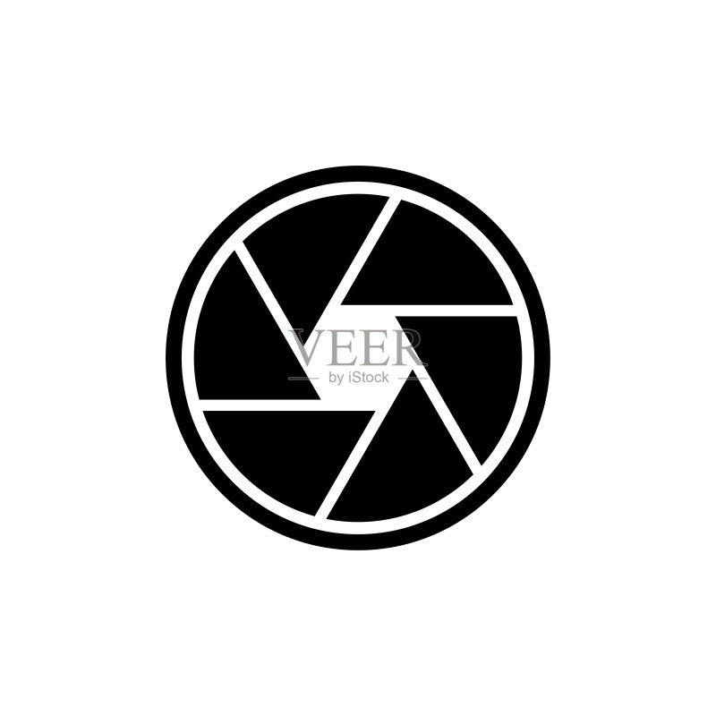 相机图标扁平矢量模板设计图标素材
