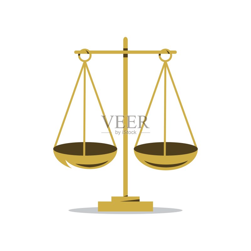 天秤座卡通图标素材