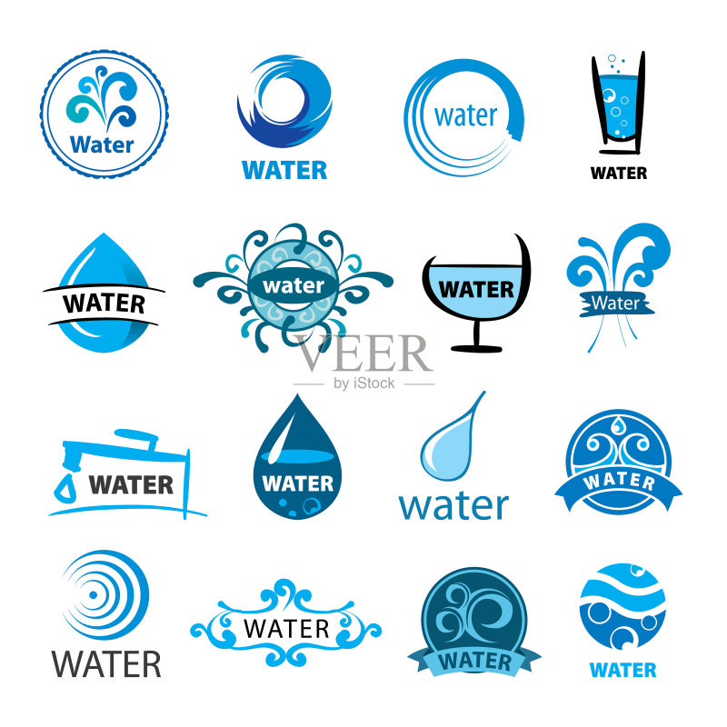 水元素Logo合集图标素材