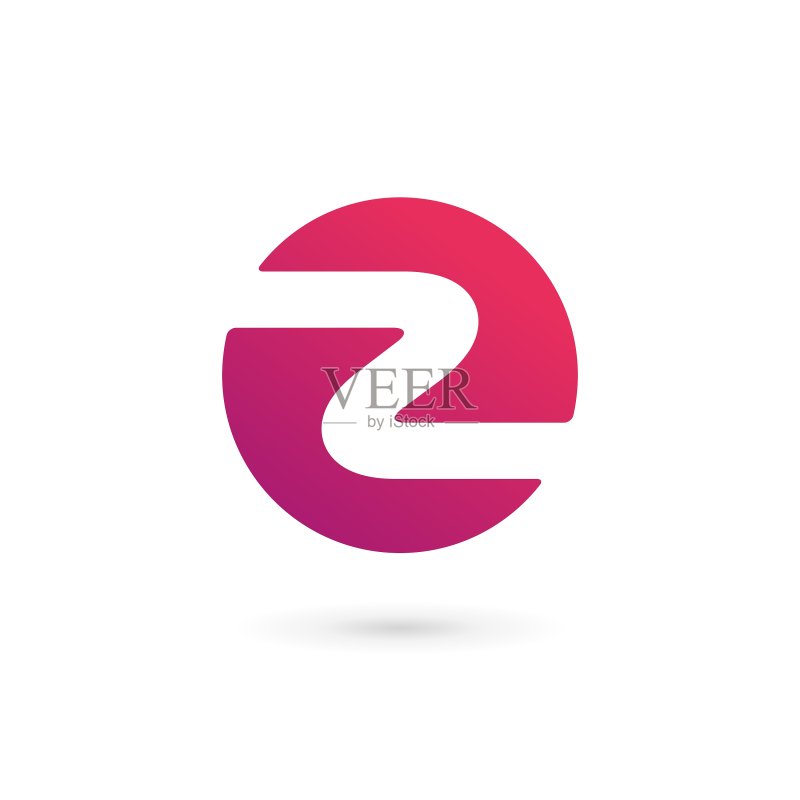 字母Z数字2标志设计模板图标素材