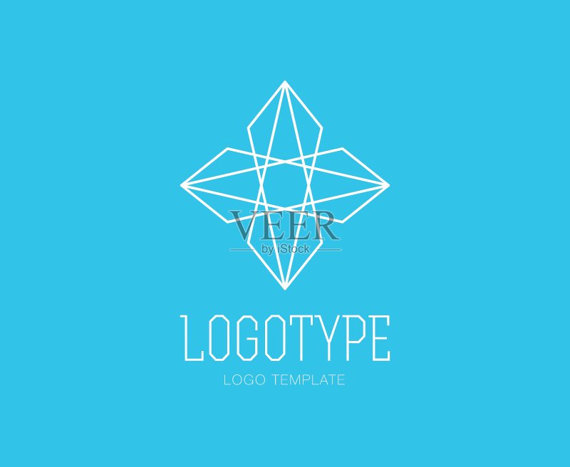 抽象logo设计元素箭头图标素材