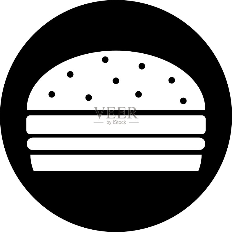 汉堡图标图标素材