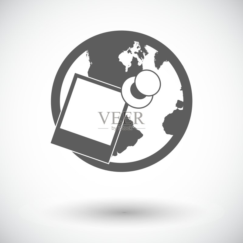 地质单色图标图标素材