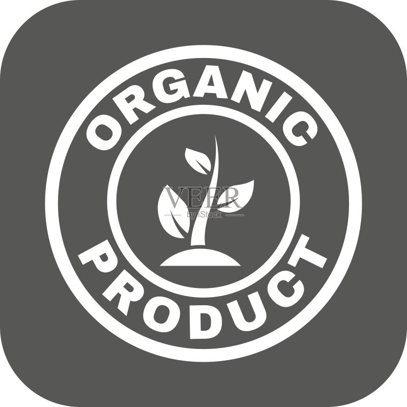 有机产品生态标志图标素材