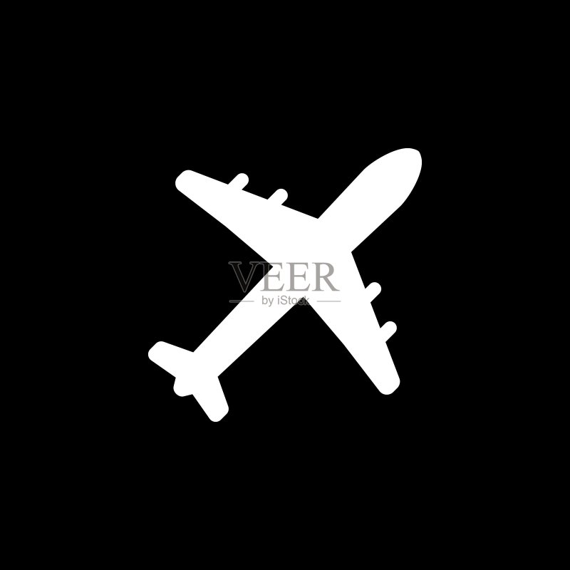飞机图标,旅行标志图标素材