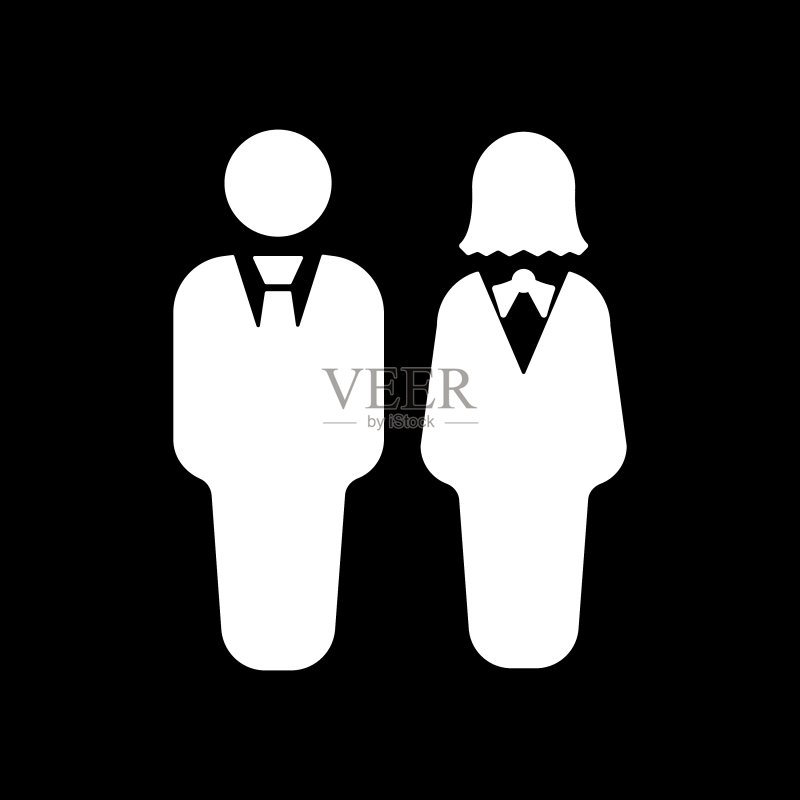 男女伙伴关系和人类符号图标图标素材