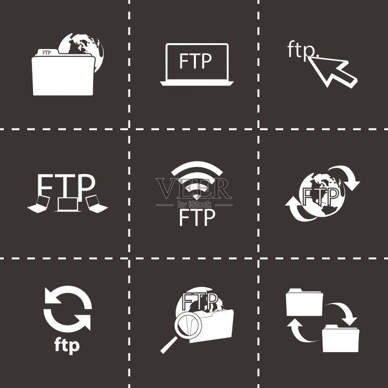 FTP图标集图标素材