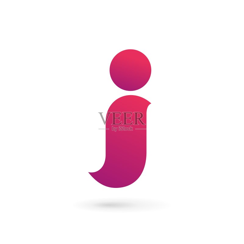 字母J logo图标设计模板元素图标素材