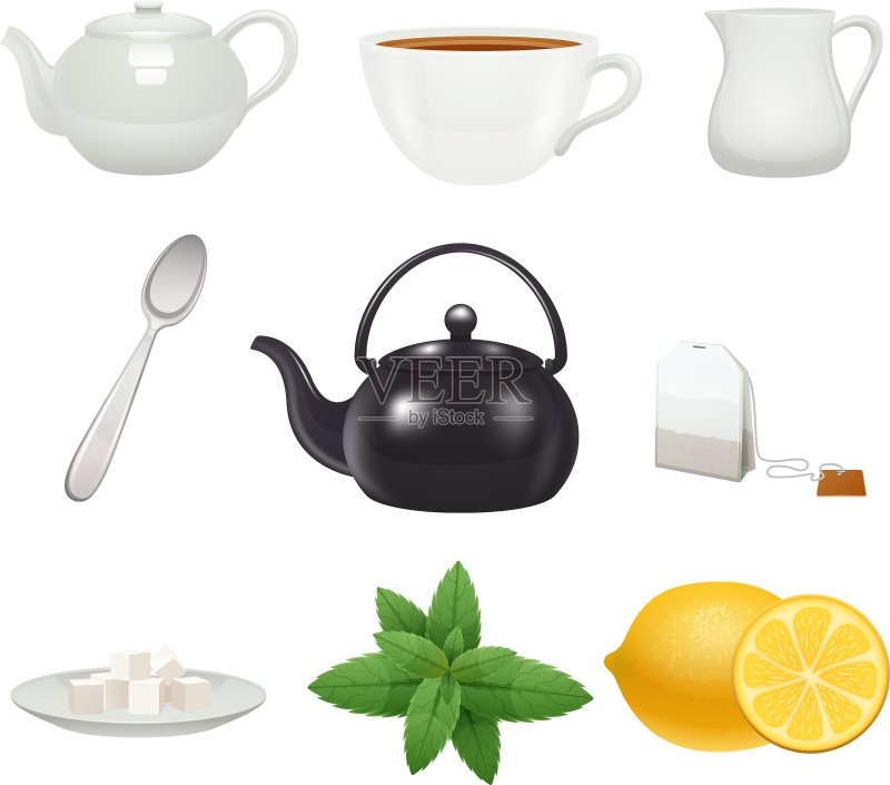 茶具图标系列图标素材