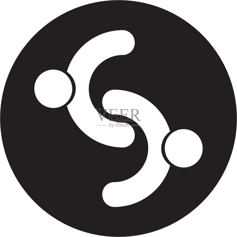 商务图标:握手图标素材