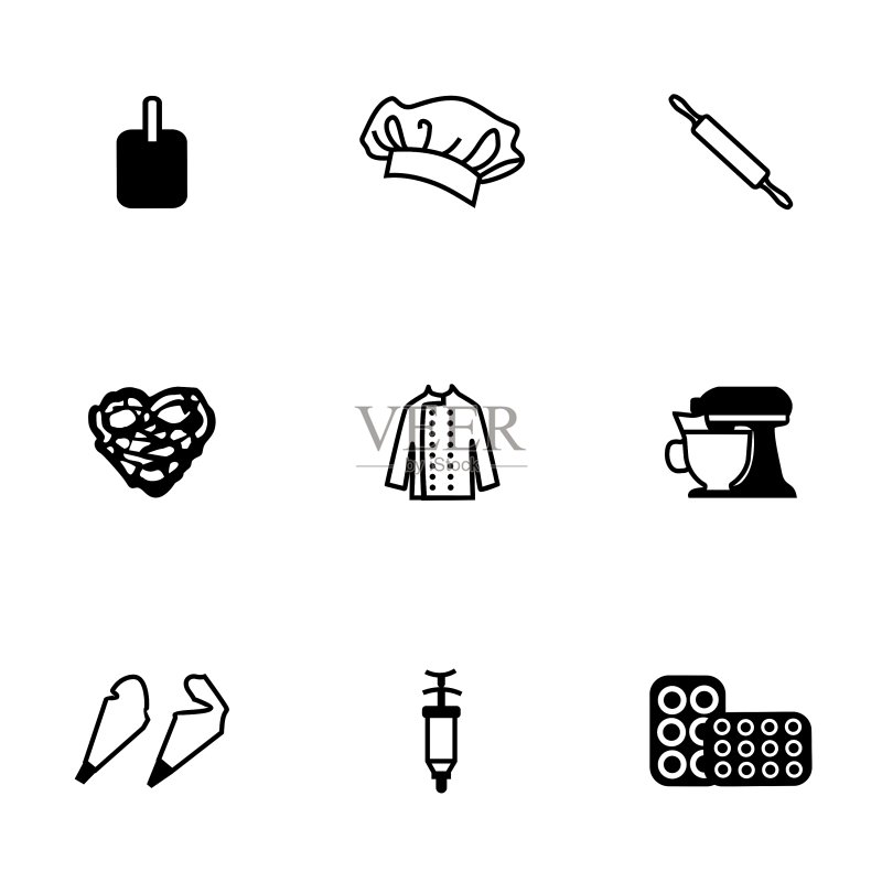 面包房icon合集图标素材