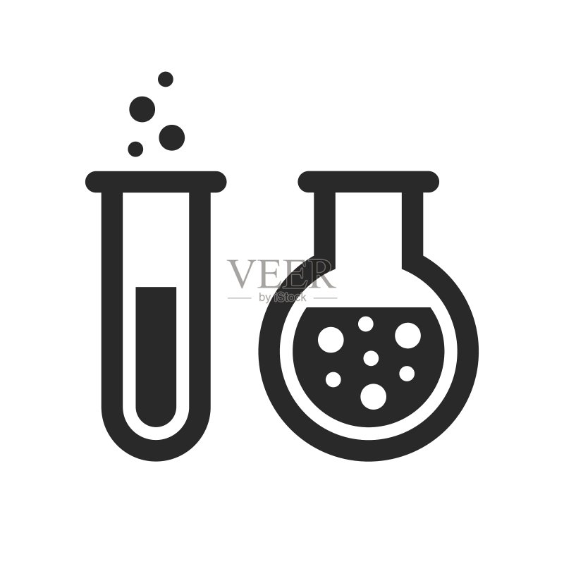 化学试管图标集图标素材