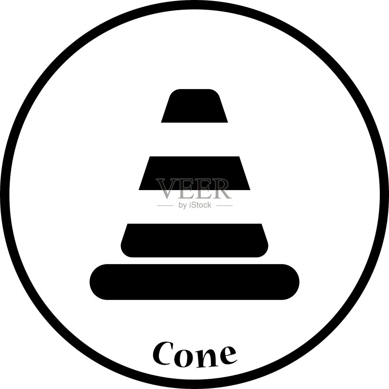 交通锥图标图标素材