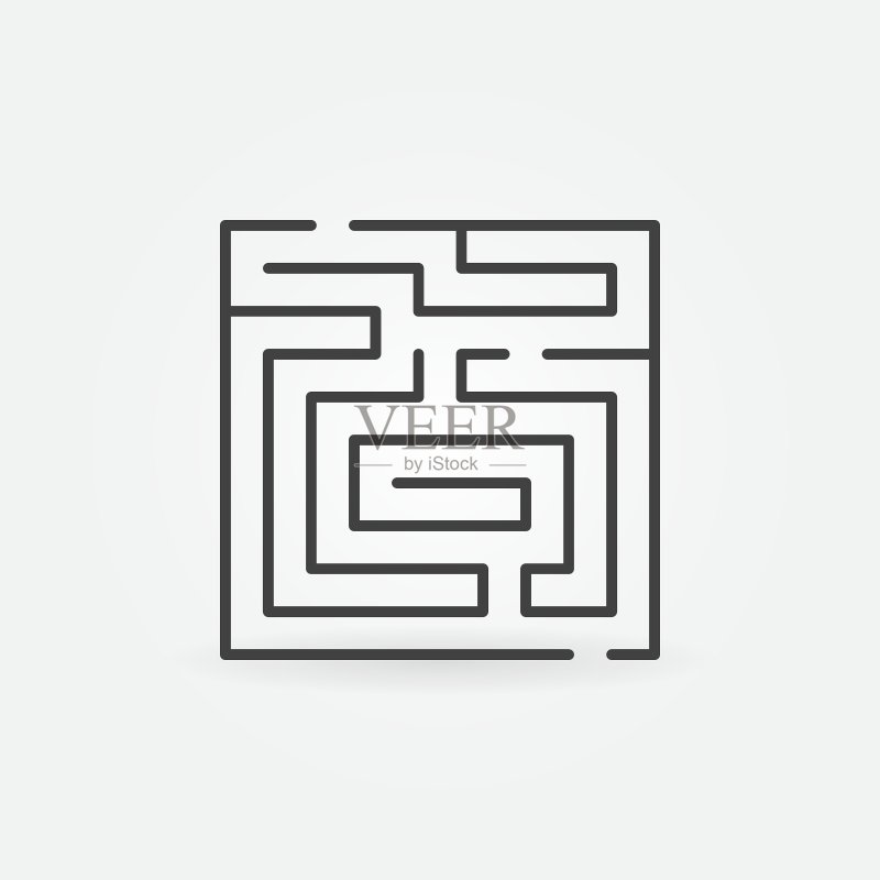 迷宫细线图标图标素材