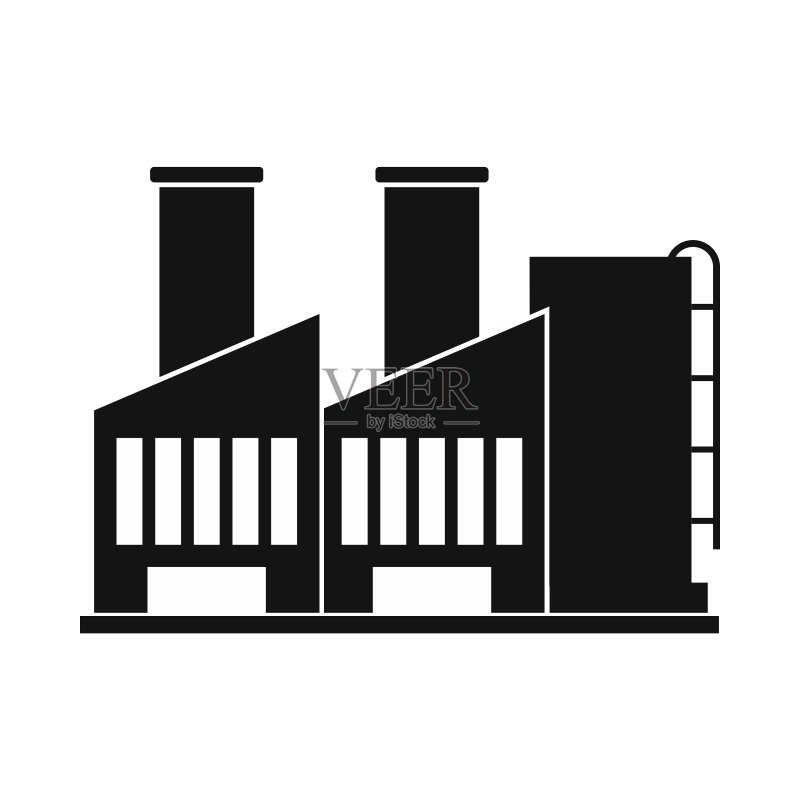 工业建筑植物图标图标素材
