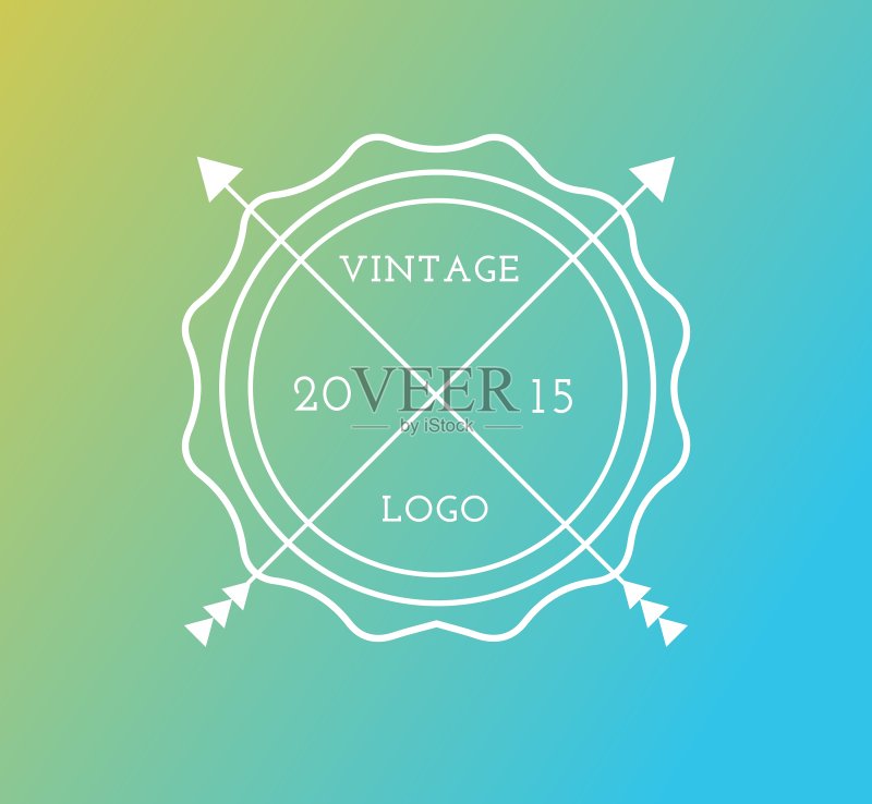 抽象复古Logo设计元素合集图标素材