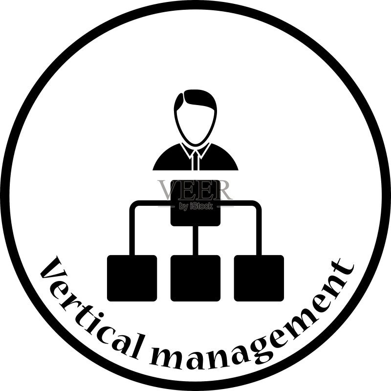 带有方案图标的商务人士头像图标素材