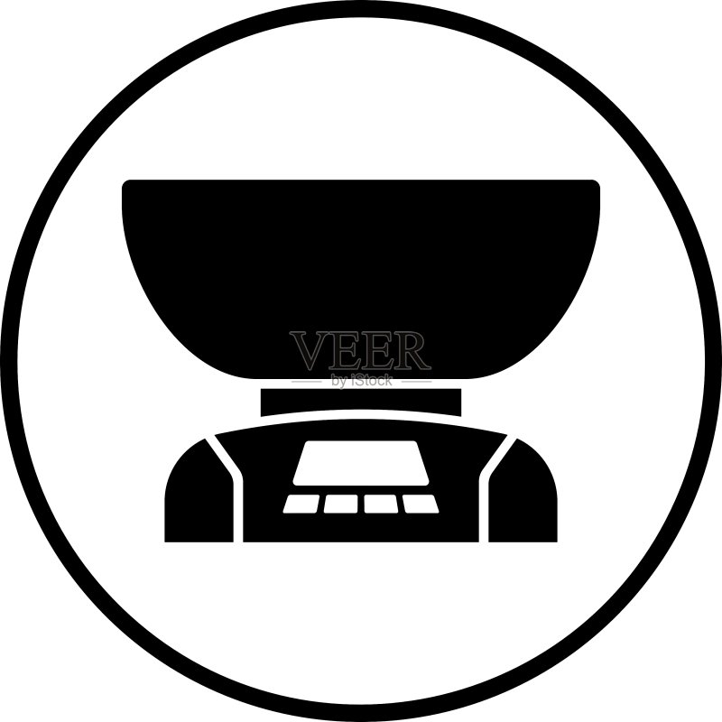 厨房电子秤图标图标素材