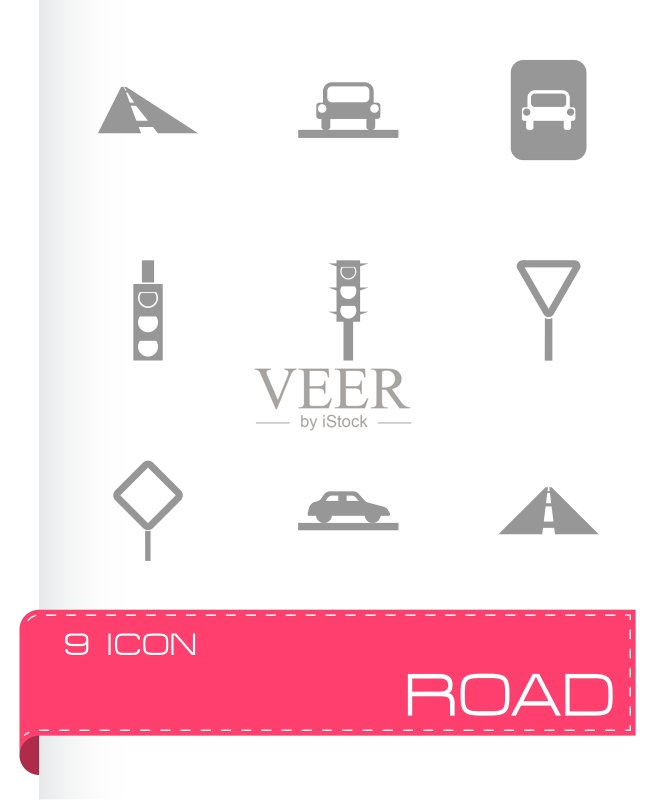 道路图标合集图标素材