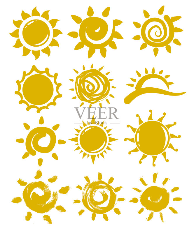 太阳图标素材