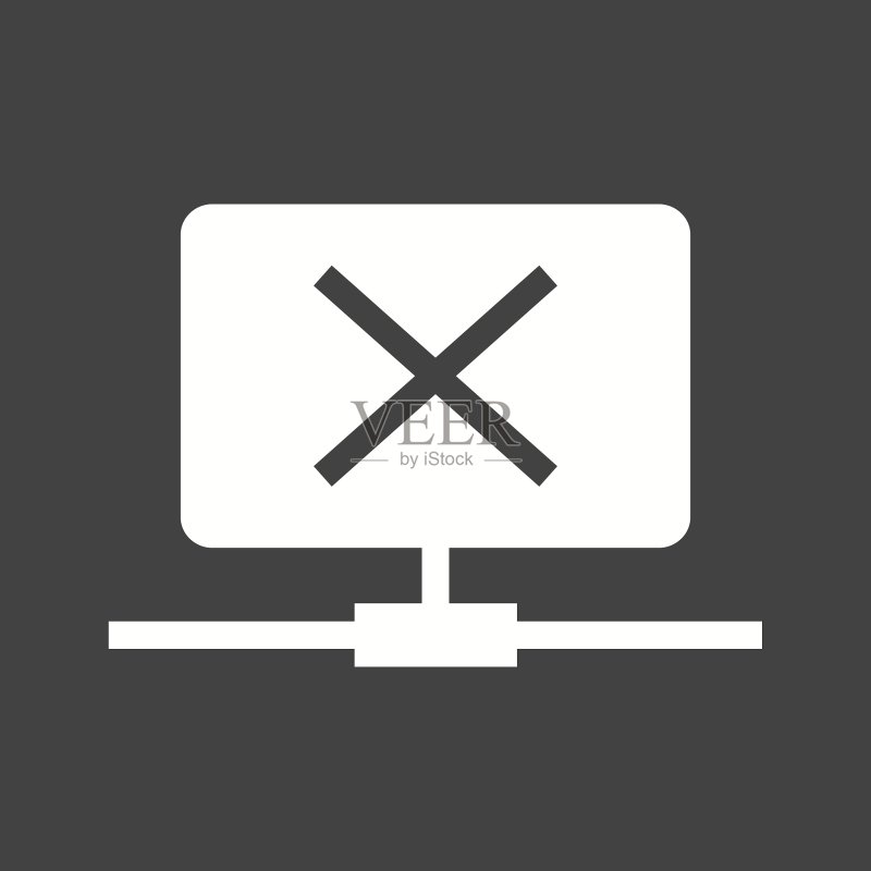 断开的网络图标素材