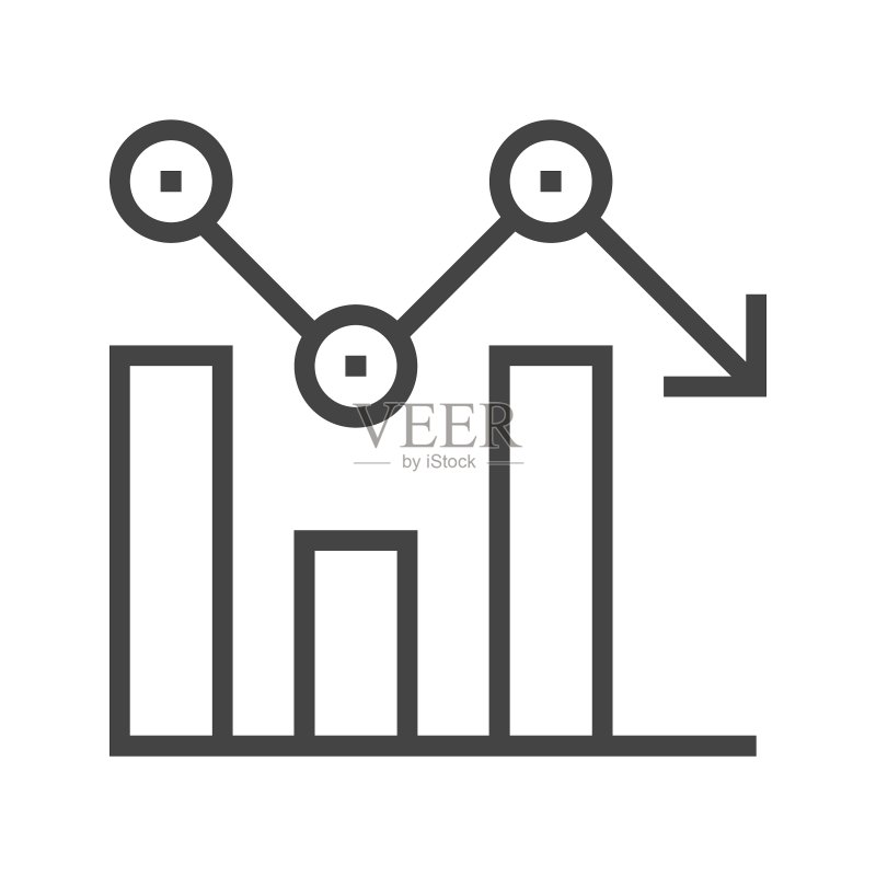 图表线条图标图标素材