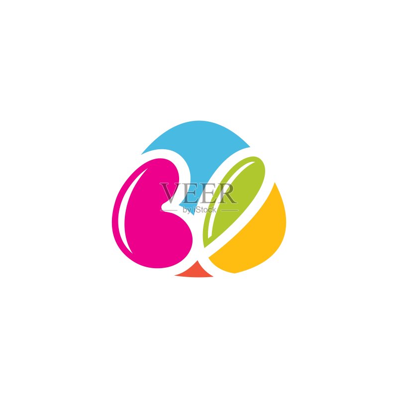 字母B和L的标志图标素材