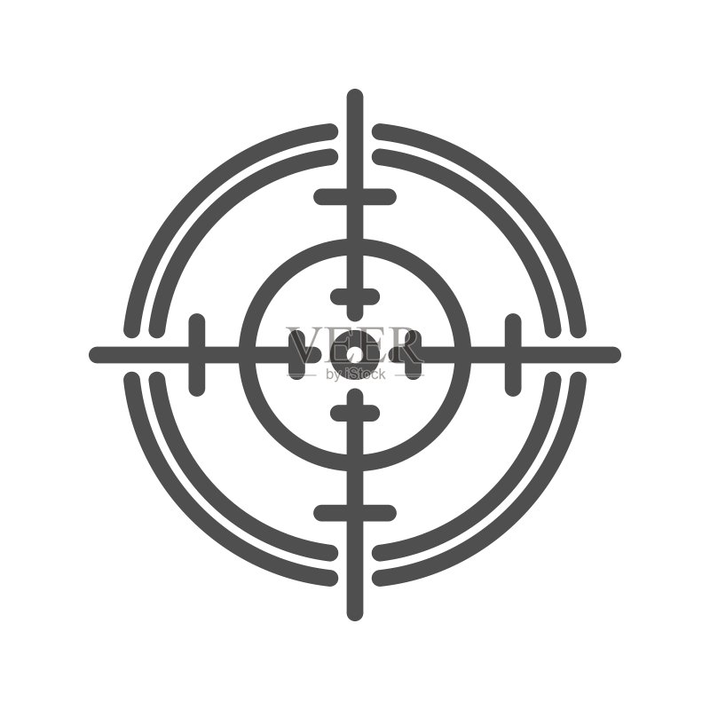 瞄准线图标图标素材