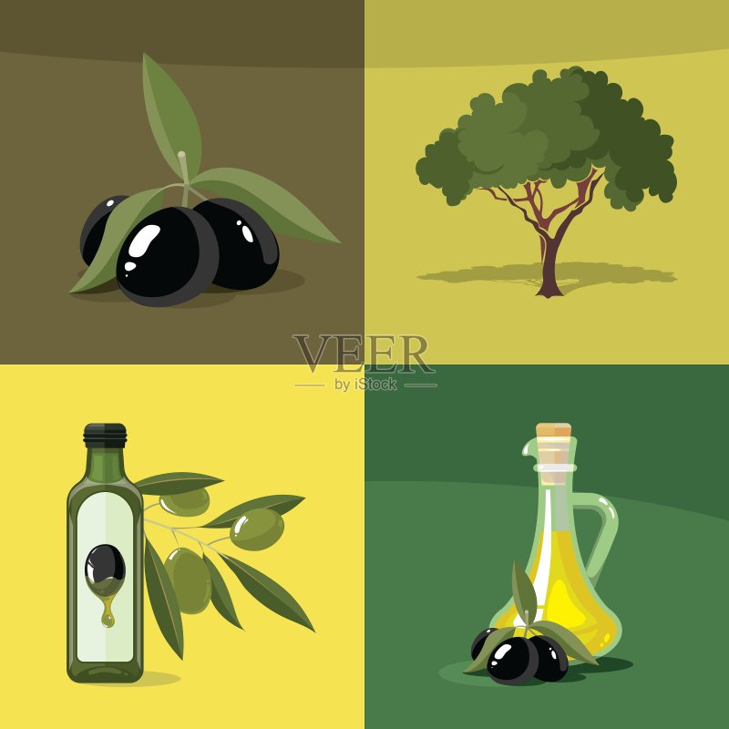 橄榄图标素材