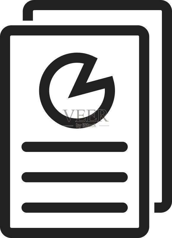 报告图标素材
