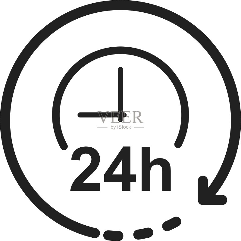 昼夜不停图标素材
