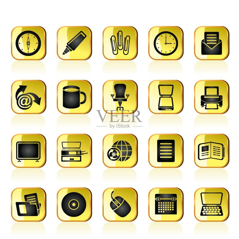 办公工具图标图标素材
