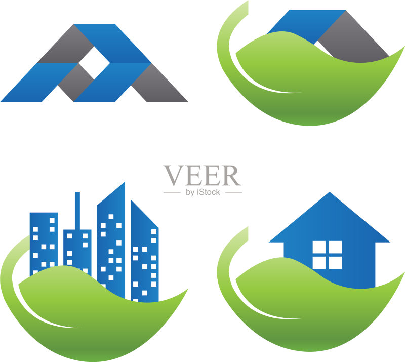 房地产房屋Logo模板图标素材