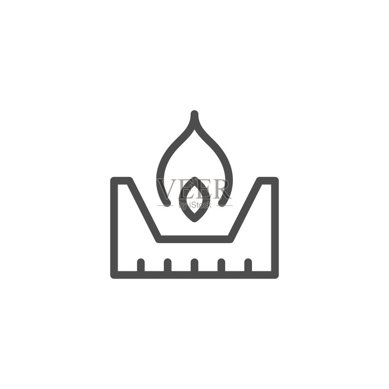 播种线图标图标素材