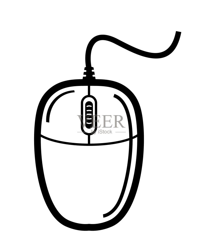 电脑鼠标图标素材