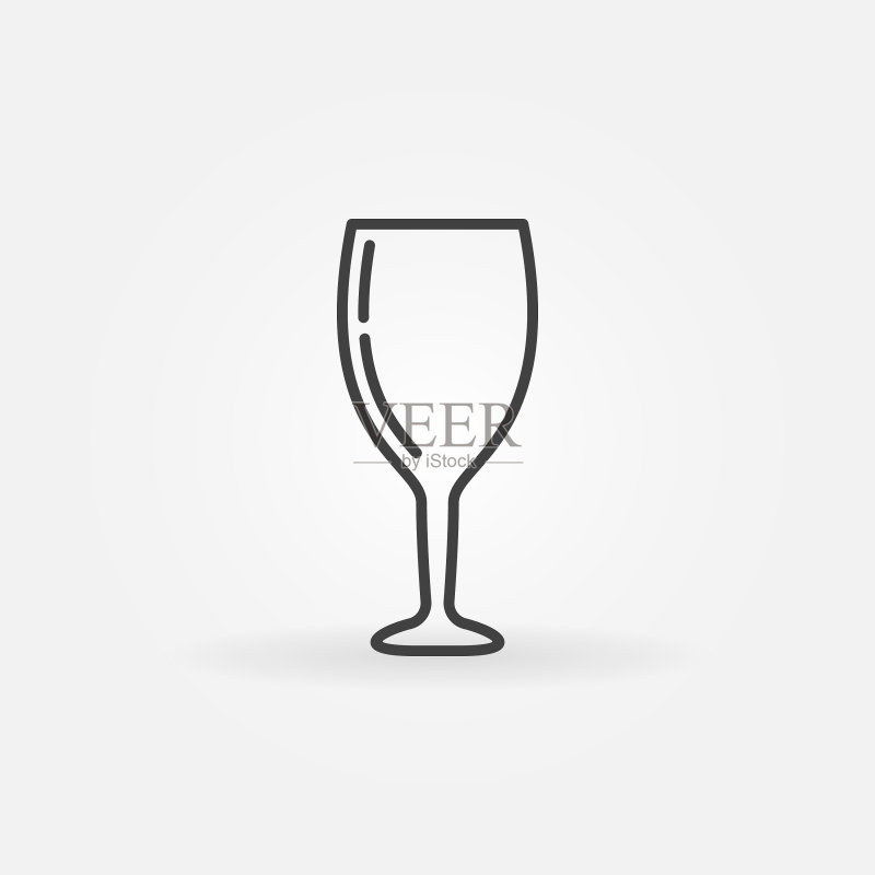 葡萄酒杯概念图标图标素材