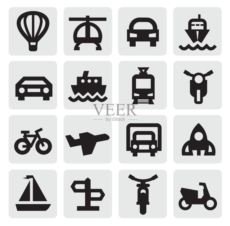 交通工具图标图标素材
