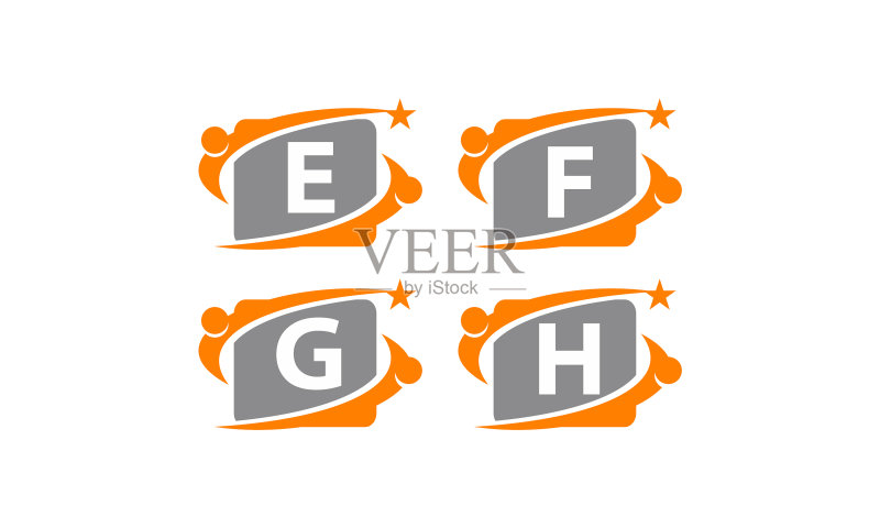 职业指导模板合集图标素材