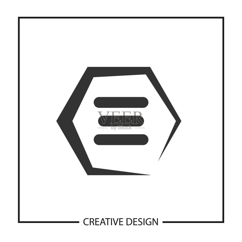 字母E logo模板设计图标素材